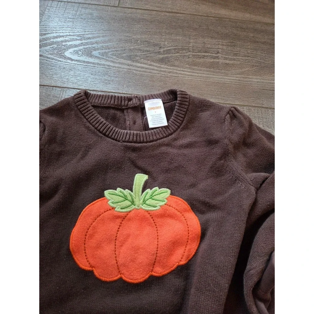 Gymboree girls‎ dress/leggings pumpkin lot size 7